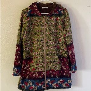 Floral parka